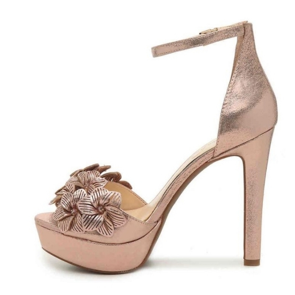 Rose Gold Jessica Simpson High Heels